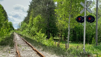 rail corridor south of Orangeville